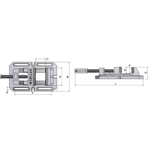 Imadło maszynowe Optimum BSI 100 - 3000210 - Optimum - 2