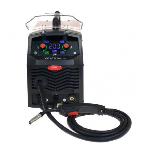 Spawarka Ideal Praktik MIG 200 Synergic LED - zestaw - PMIG200SLED-G - Ideal - 1 2