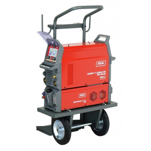 Spawarka Ideal Expert TIG 230 AC/DC PFC Pulse Pro5 LCD W - zestaw wodny - EXTIG230AC-G - Ideal - 8