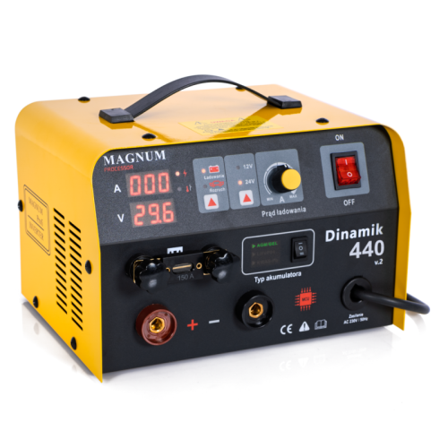 Prostownik z rozruchem Magnum Dinamik 440 v2 - U ŁR INV-440 V2 - Magnum - 2