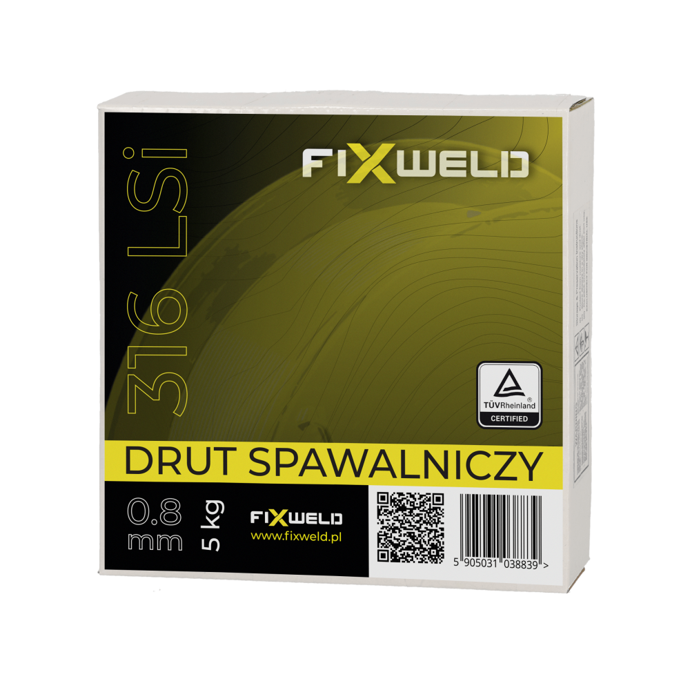 Drut spawalniczy MIG Fixweld 316 LSi fi 0,8 mm / 5 kg - FIX-MIG-316-08-5 - FIXWELD - 6