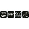 Klucz dynamometryczny 3/8" 20 - 100 Nm Neo Tools - 08-824 - NEO Tools - 8