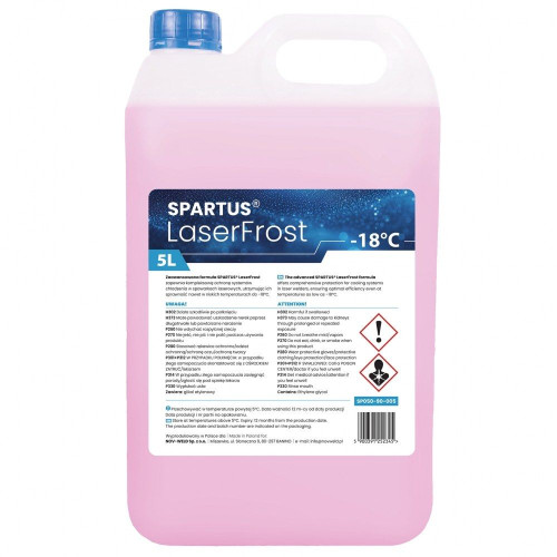 Płyn chłodniczy Spartus LaserFrost do spawarek laserowych / 5 litrów - SP050-90-005 - Spartus - 1 2