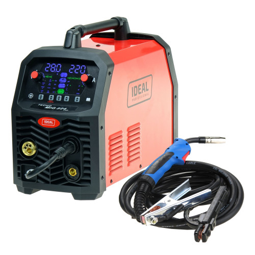 Spawarka Ideal Tecnomig 224 Synergic Led 4x4 - zestaw - TMIG224LED-G - Ideal - 1