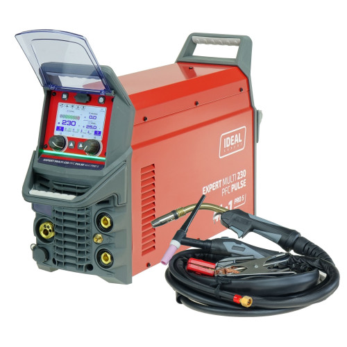 Spawarka Ideal Expert Multi 230 PFC Pulse 4in1 Pro5 - zestaw - EXMULTI230V2-G - Ideal - 5 2