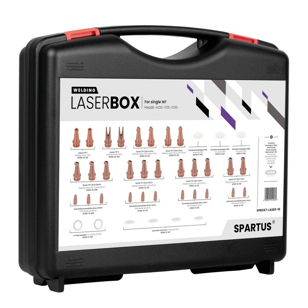 Zestaw części do spawania laserowego drutem pojedynczym Spartus LaserBOX - SPBOX7-LASER-10 - Spartus - 2