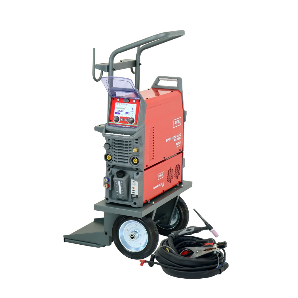 Spawarka Ideal Expert TIG 222 AC/DC PFC Pulse Pro5 LCD W - zestaw wodny - EXTIG222AW-G - Ideal - 1