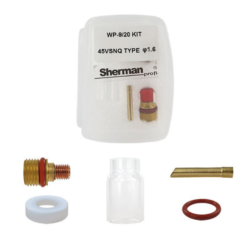Zestaw części Pyrex (Quartz) 9/20 soczewka / 2,4 mm / Sherman - 7812149 - Sherman - 1