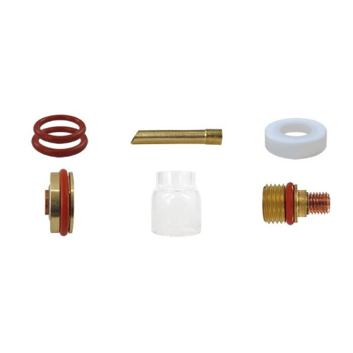 Zestaw części Pyrex (Quartz) 9/20 soczewka / 1,6 mm / dysza champagne / Sherman - 7812351 - Sherman - 2