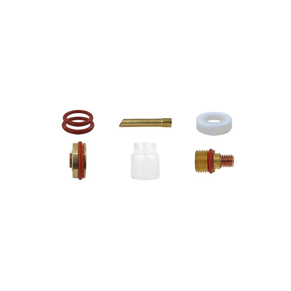 Zestaw części Pyrex (Quartz) 9/20 soczewka / 2,4 mm / dysza champagne / Sherman - 7812352 - Sherman - 2