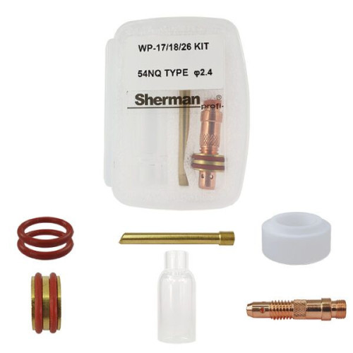 Zestaw części Pyrex (Quartz) 17/18/26 standard D16 / 2,4 mm / Sherman - 7812104 - Sherman - 1