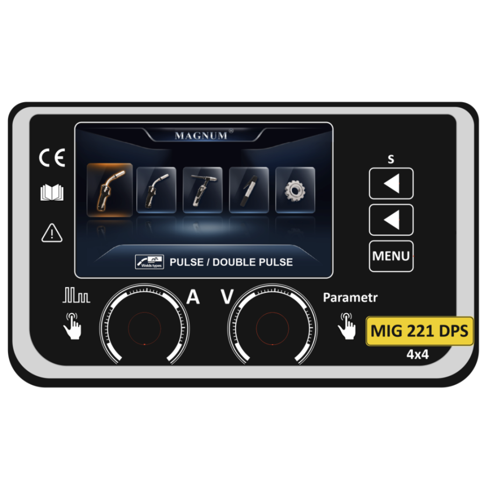 Spawarka Magnum MIG 221 DPS 4x4 / 15 kg - zestaw - U MI 221 DPS15-G - Magnum - 10