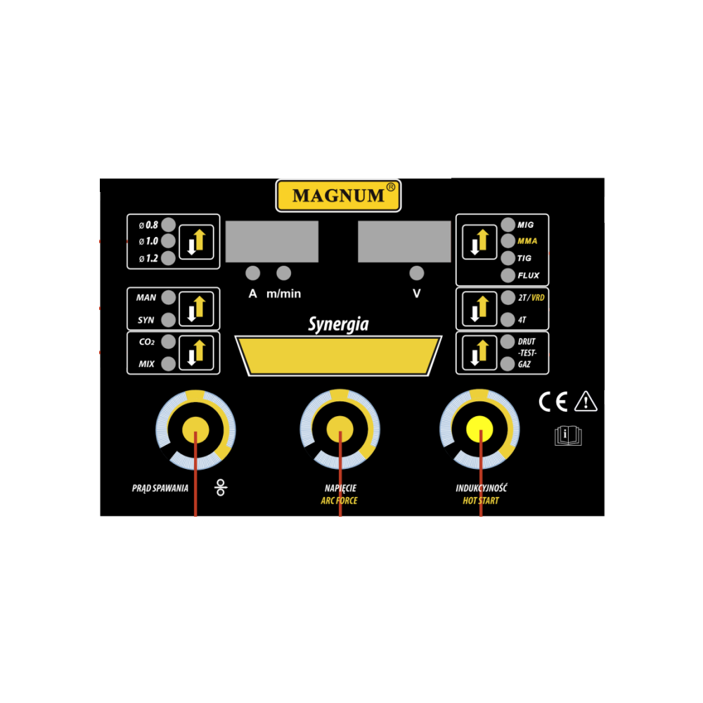 Spawarka Magnum MIG 315 MMA Synergia - zestaw - U MI 315 SYN-G - Magnum - 8