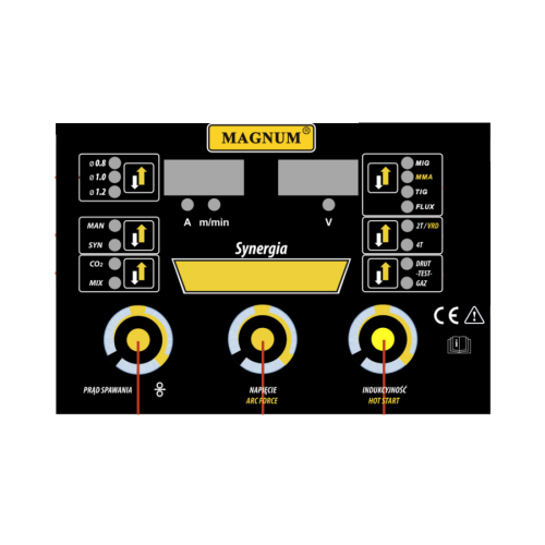 Spawarka Magnum MIG 315 MMA Synergia - zestaw - U MI 315 SYN-G - Magnum - 8