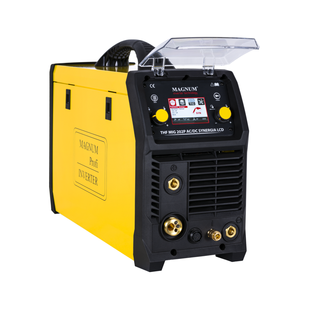 Spawarka Magnum THF MIG 202 Puls AC/DC Synergia LCD - zestaw - U I THF202MIG LCD-G - Magnum - 6