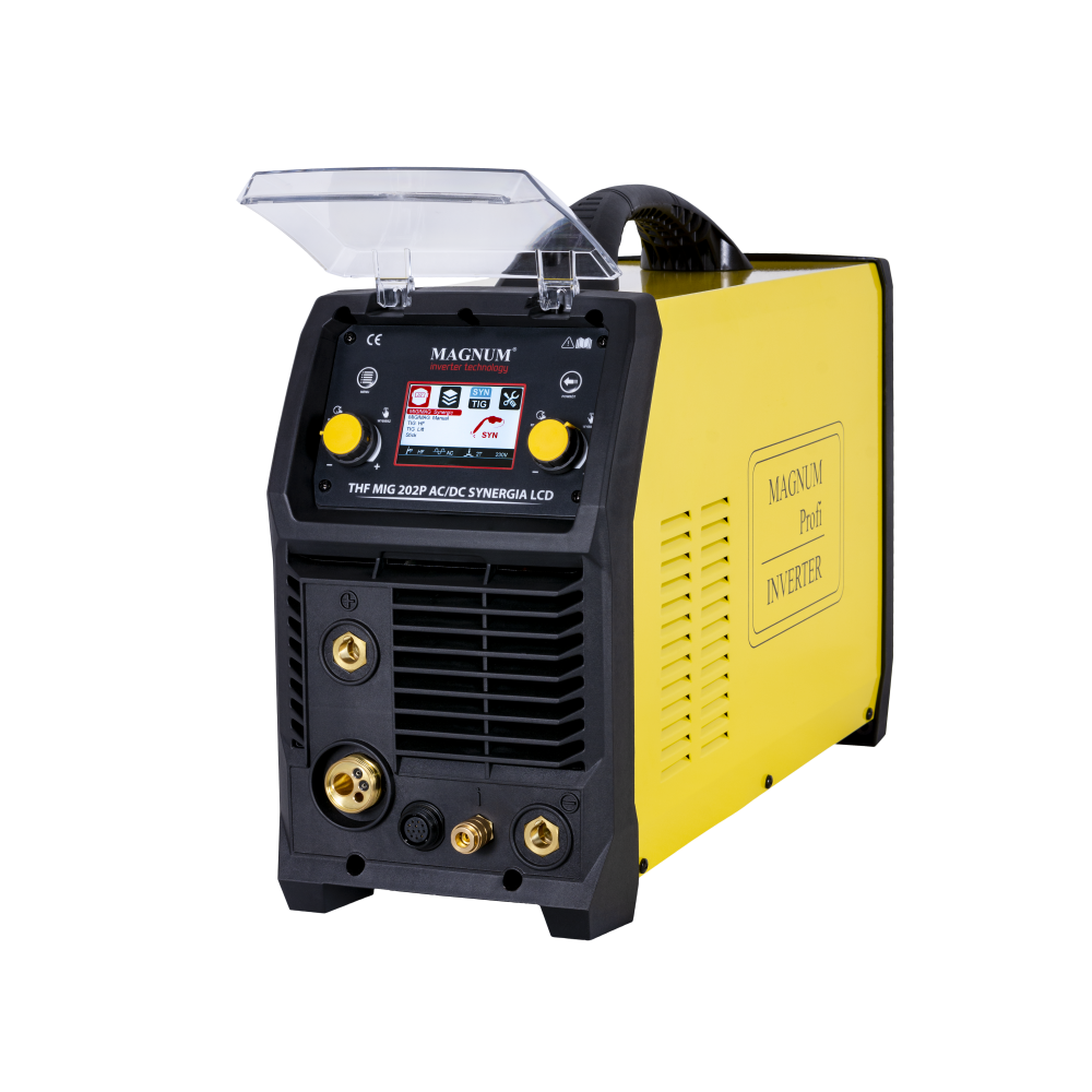 Spawarka Magnum THF MIG 202 Puls AC/DC Synergia LCD - zestaw - U I THF202MIG LCD-G - Magnum - 4
