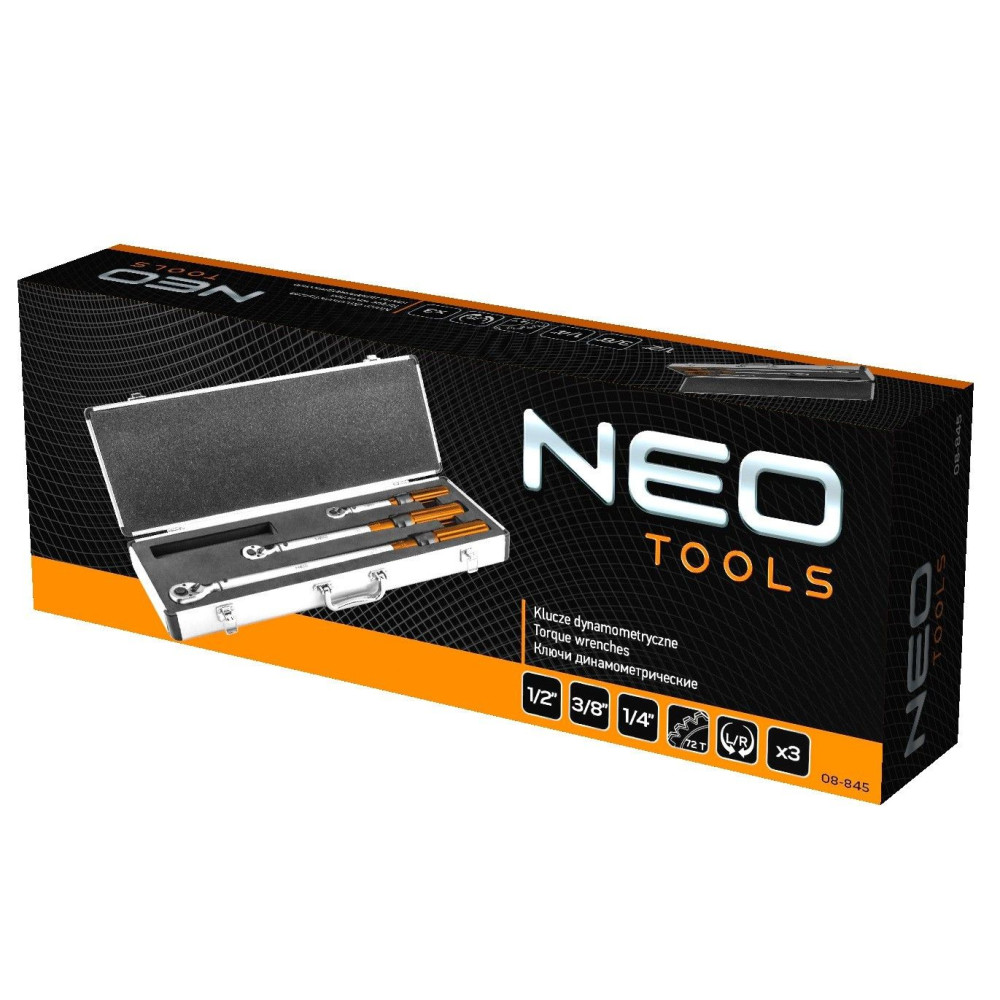Zestaw kluczy dynamometrycznych dwukierunkowych Neo Tools - 08-845 - NEO Tools - 2