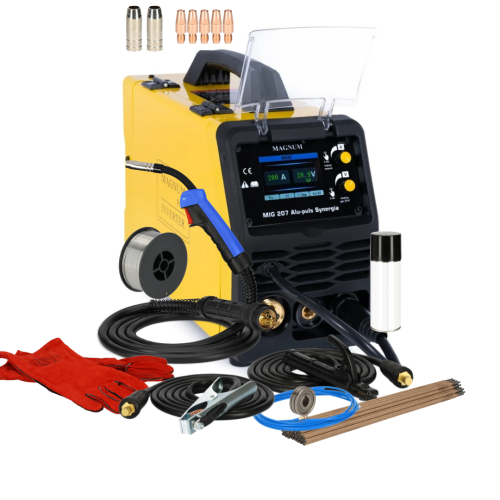 Spawarka Magnum MIG 207 Alu-Puls Synergia - zestaw - U MI 207 ALSY-G - Magnum - 6