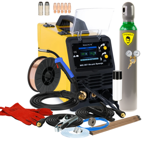 Spawarka Magnum MIG 207 Alu-Puls Synergia - zestaw - U MI 207 ALSY-G - Magnum - 5