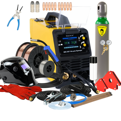 Spawarka Magnum MIG 207 Alu-Puls Synergia - zestaw - U MI 207 ALSY-G - Magnum - 3