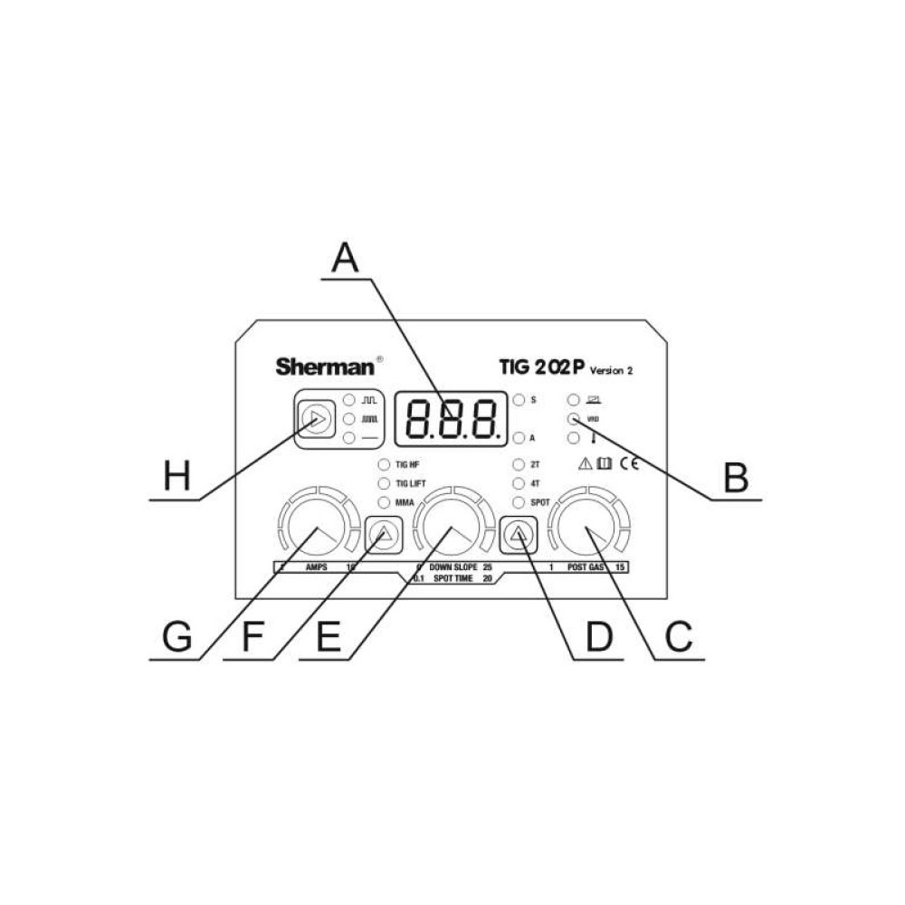 Spawarka Sherman TIG 202P - zestaw | 7812244
