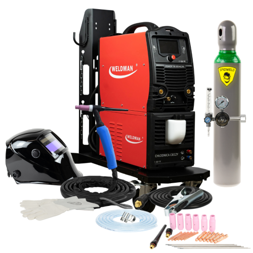 Spawarka Weldman Power TIG 315 Synergia AC/DC Puls Aqua - zestaw wodny | 104 417