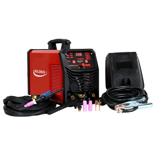 Spawarka Weldman Tornado TIG 205 AC/DC HF Puls - zestaw | 103 038