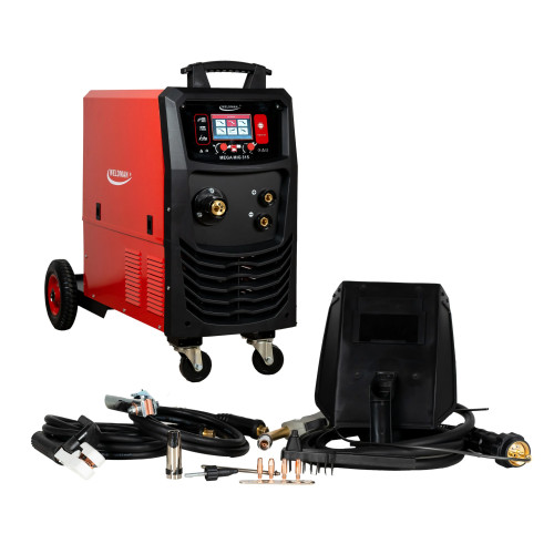 Spawarka Weldman Mega MIG 315 LCD Synergia Dual Puls - zestaw | 103 119