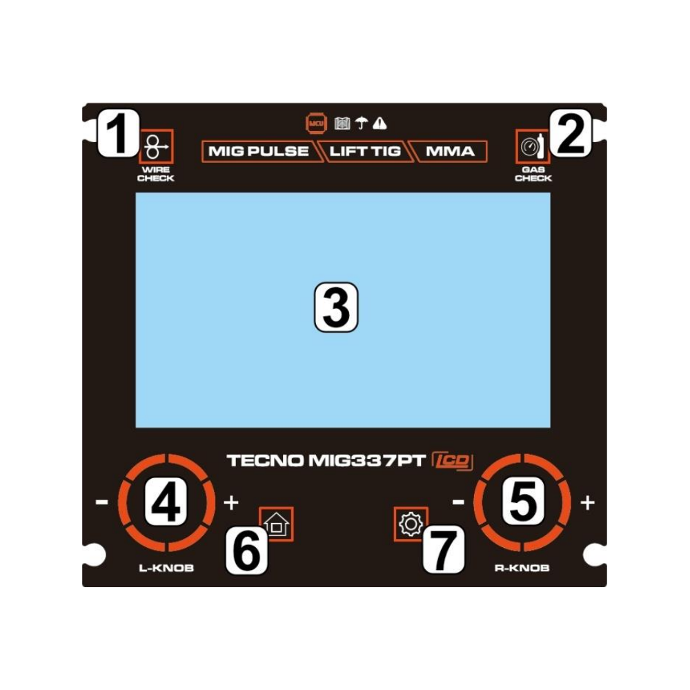 Spawarka Ideal Tecnomig 337 Pulse Synergic LCD + wózek - zestaw | TMIG337PT