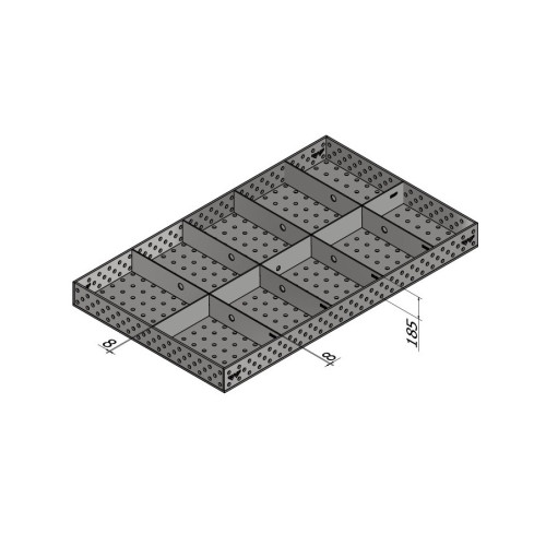 Stół spawalniczy Metalpoint System28 2500x1500x200 mm | S502