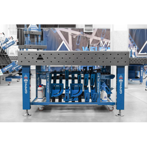 Niski wózek narzędziowy do stołów spawalniczych / GPPH - TOOL_TROLLEY_M-G - GPPH - 1 2