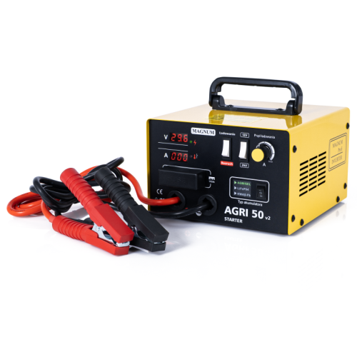 Prostownik inwertorowy z rozruchem Magnum AGRI 50 Starter v2 - U Ł AGRI50 V2 - Magnum - 1 2