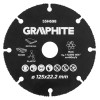 Tarcza tnąca 125 mm do drewna i tworzyw sztucznych Graphite - 55H698 - Graphite - 1