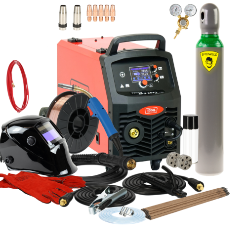 Spawarka Ideal Tecnomig 254/2 Pulse LCD - zestaw | TMIG254PLCD