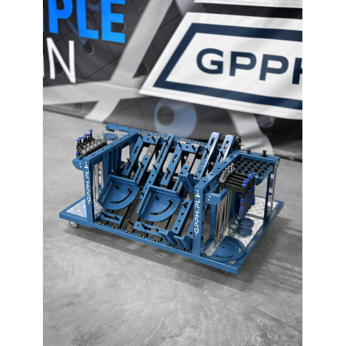Mobilna półka na zaciski M do stołów spawalniczych / GPPH - SH_004-G - GPPH - 18