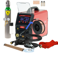 Spawarka Ideal Tecnomig 211 S-Pulse ALU Synergic - zestaw