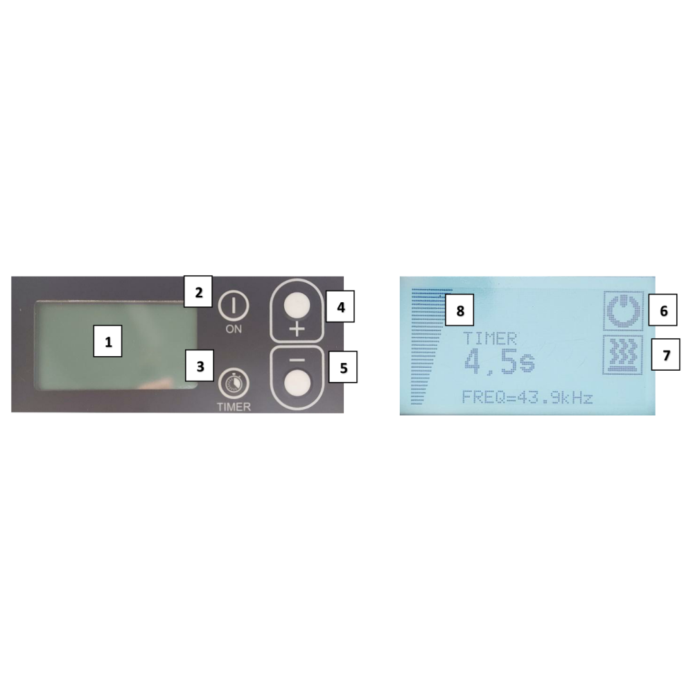 Podgrzewacz indukcyjny Teknel Inductor Spitfire BFH600 LCD | BFH600-LCD