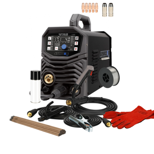 Spawarka Spartus EasyMIG 210 LED - zestaw | EASYMIG210LED-PAK-15-3-G