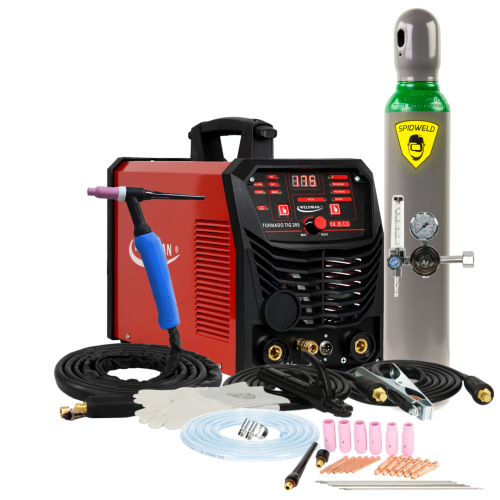 Spawarka Weldman Tornado TIG 205 AC/DC HF Puls - zestaw | 103 038