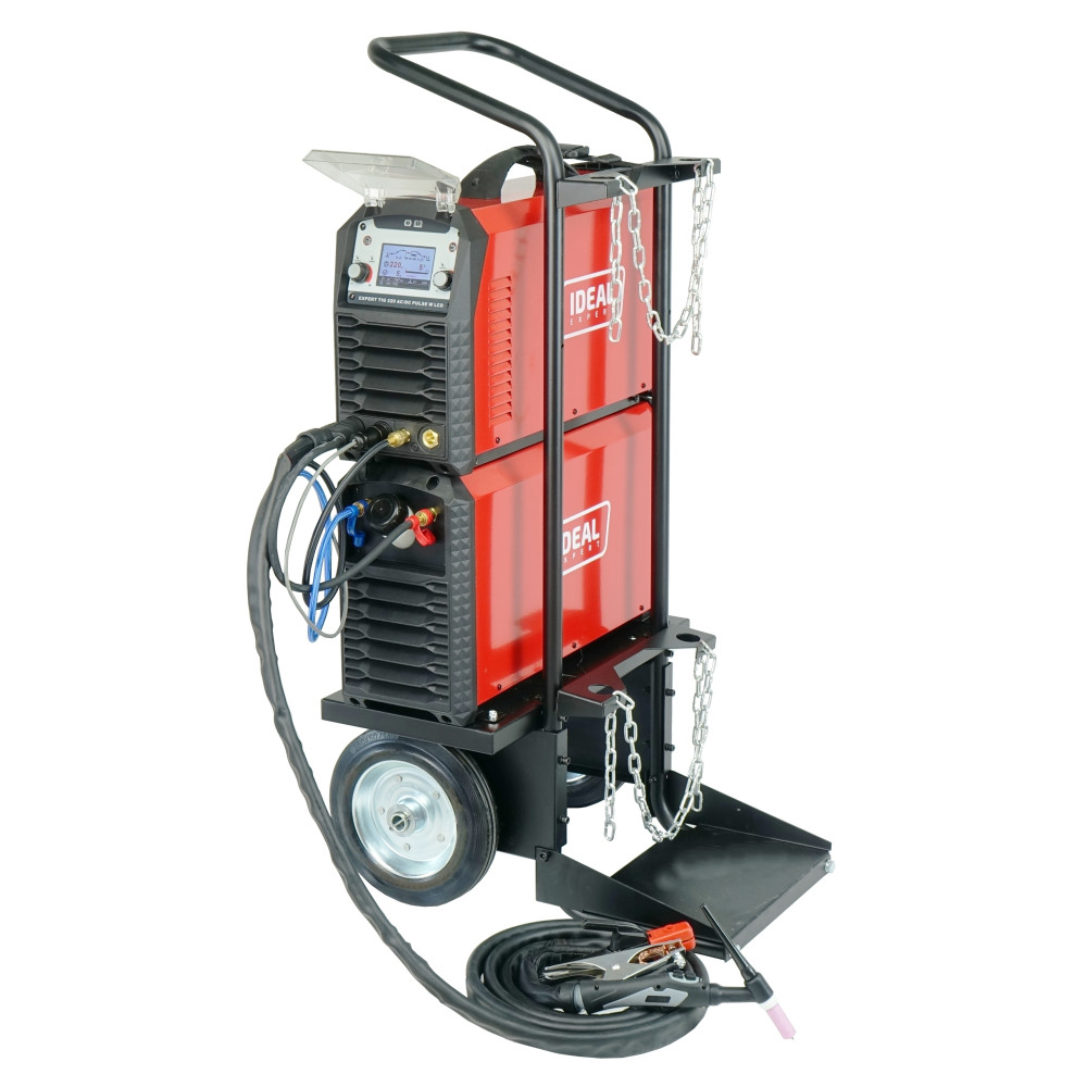 Spawarka Ideal Expert TIG 220 AC/DC Pulse W LCD - zestaw wodny | EXTIG220AWLCD