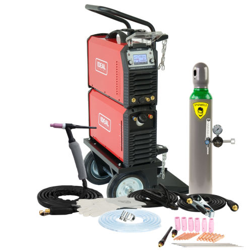 Spawarka Ideal Expert TIG 220 AC/DC Pulse W LCD - zestaw wodny | EXTIG220AWLCD