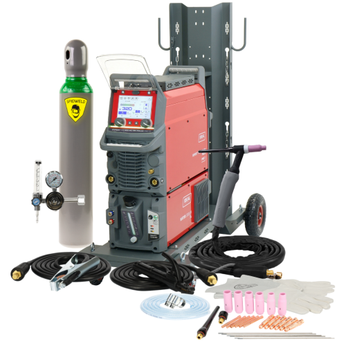 Spawarka Ideal Expert TIG 322 AC/DC Pulse Pro7 LCD - zestaw wodny | EXTIG322AC