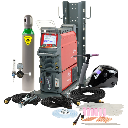 Spawarka Ideal Expert TIG 322 AC/DC Pulse Pro7 LCD - zestaw wodny | EXTIG322AC