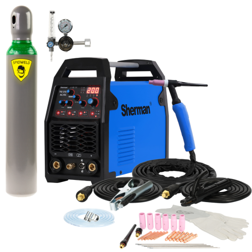 Spawarka Sherman TIG 215P AC/DC - zestaw | 7813312