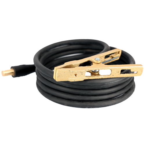Przewód masowy z zaciskiem kleszczowym / 3 metry / AWC | AWC-GROUND-CABLE-3M