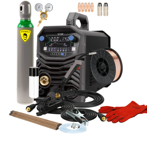 Spawarka Spartus EasyMIG 210 Pulse - zestaw | EASYMIG210P-PAK-15-3