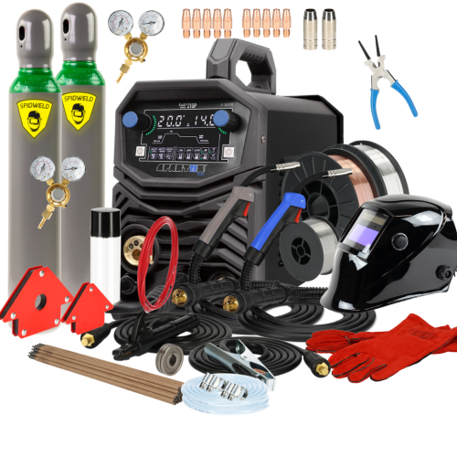 Spawarka Spartus EasyMIG 210 Pulse - zestaw | EASYMIG210P-PAK-15-3