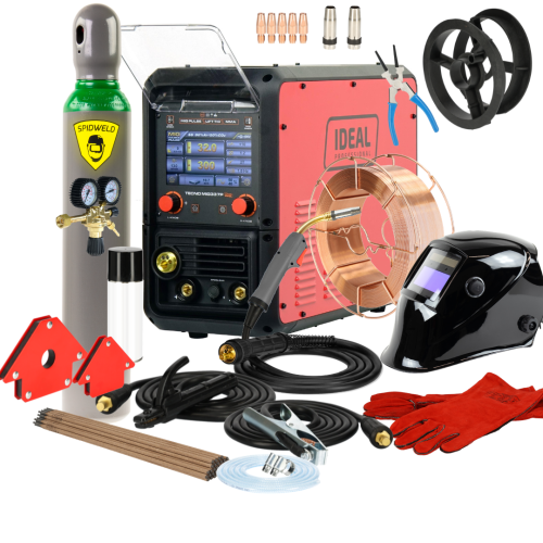Spawarka Ideal Tecnomig 337 Pulse Synergic LCD - zestaw | TMIG337P