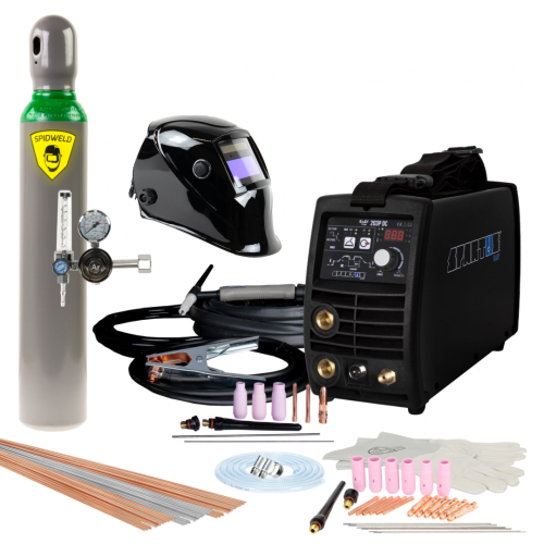 Spawarka Spartus EasyTIG 203P DC - zestaw | EASYTIG203PDC-PAK-17-4-G