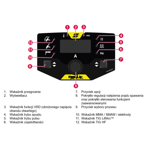 Spawarka ESAB Rogue ET 201iP PRO - zestaw | 0705002010